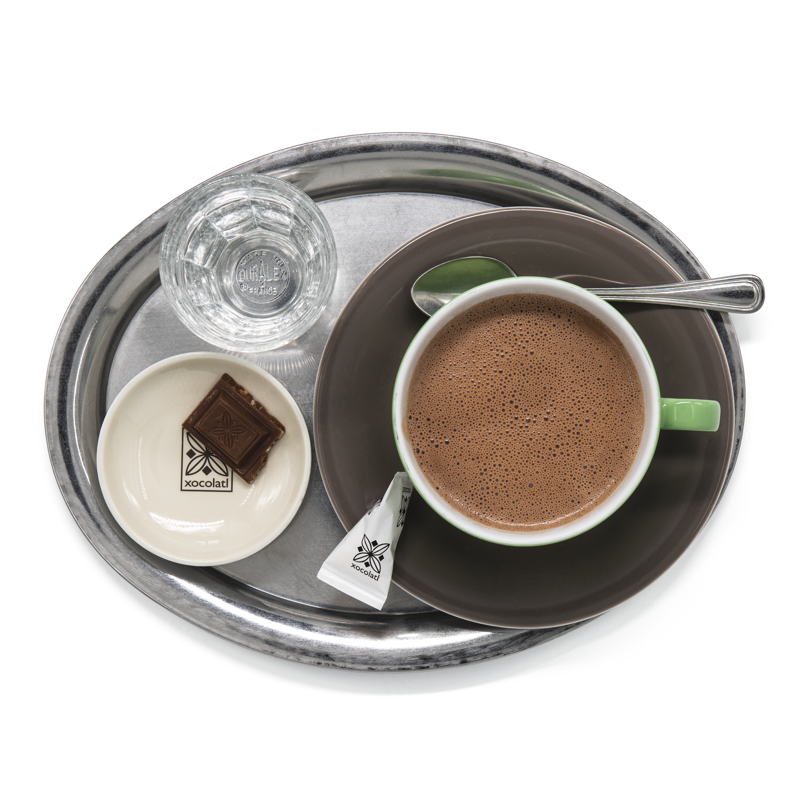 Heisse Trinkschokolade im Xocolatl