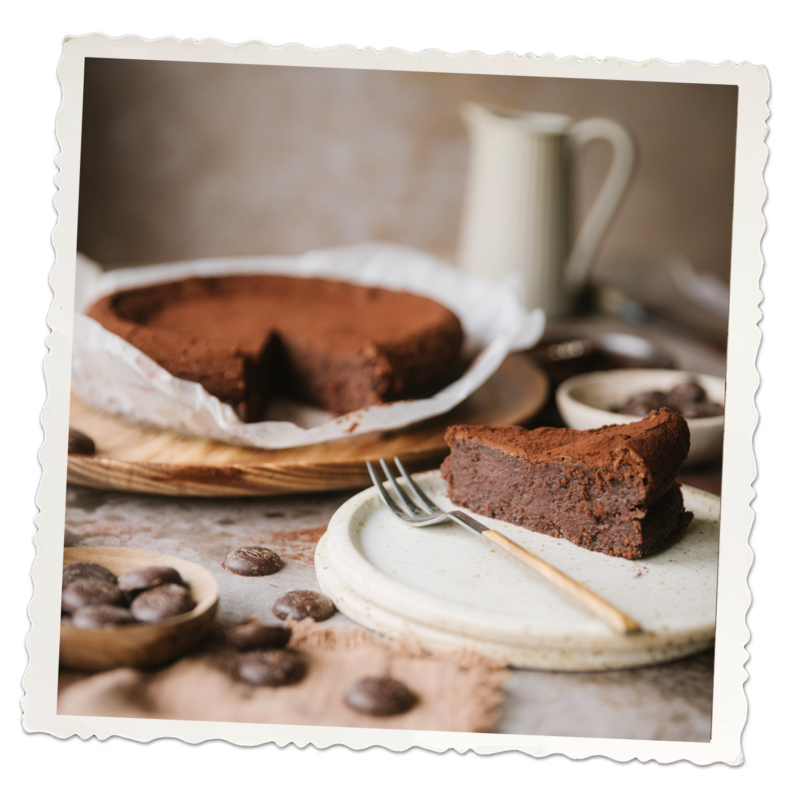 Tarte au chocolat — hausgemacht, glutenfrei